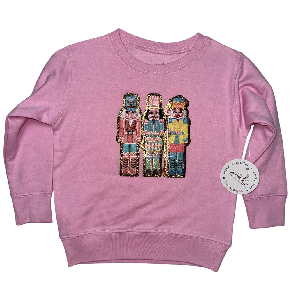 Sweet Wink boutique NWT 3T crewneck sweater nutcracker Christmas